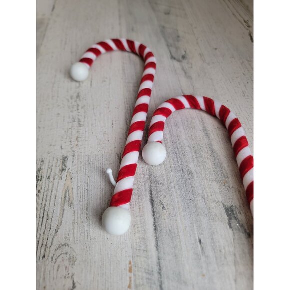 Candy cane stocking holder mantel set xmas decor - Picture 6 of 6